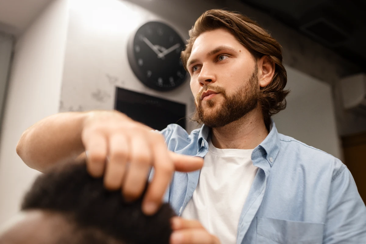 how to cut men's hair